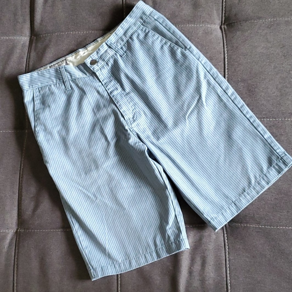 Volcom "Frickin" Striped Chino Shorts sz 30/20